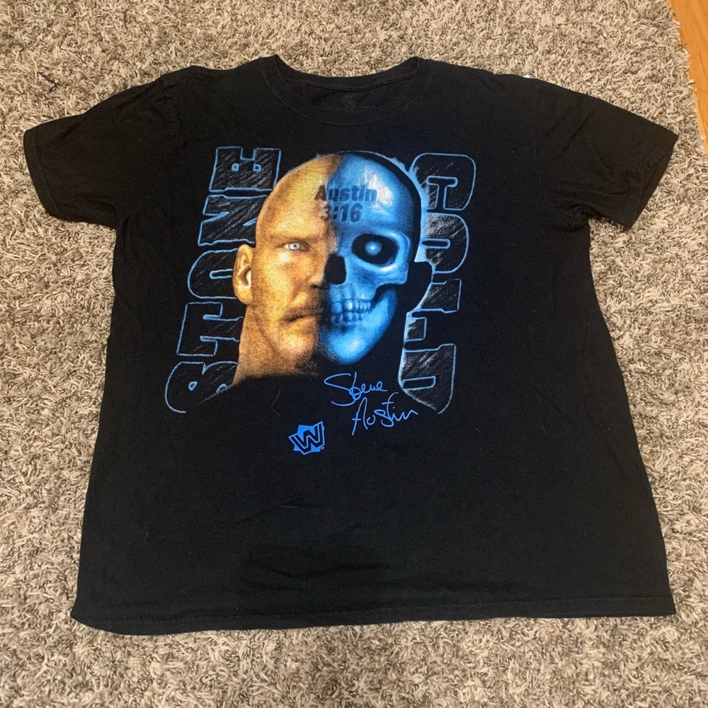 Authentic 2017 WWE Stone Cold Steve Austin T-Shirt!!! SZ L!!!